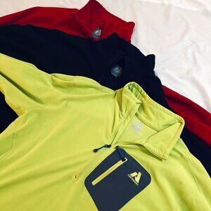 Lot/3 mens Eddie Bauer First Ascent quarter zip fleece chest pocket Xlarge Tall